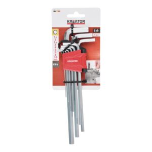 Κλειδιά Allen Μακριά 1,5-10mm, CR-V  Set 9 τμχ