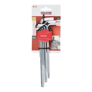 Κλειδιά Allen Μπίλιας Μακριά 1,5-10mm, CR-V Set 9 τμχ