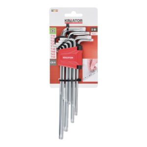 Κλειδιά Allen Torx Μακριά 10-50mm, CR-V Set 9 τμχ