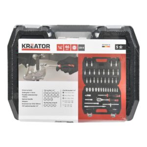 Καστάνια & Καρυδάκια 1/4"  Set 46 τμχ CR-V